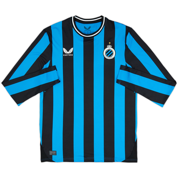 2024-25 Club Brugge Authentic Home L/S Shirt (S)