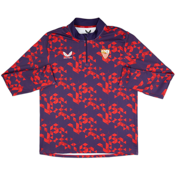 2024-25 Sevilla Castore 1/4 Zip Pre-Match Top