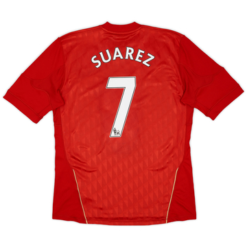 2010-12 Liverpool Home Shirt Suarez #7 - 5/10 - (L)