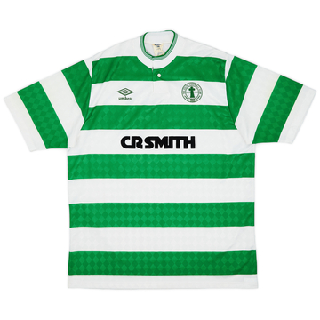 1987-89 Celtic Centenary Home Shirt - 6/10 - (L)