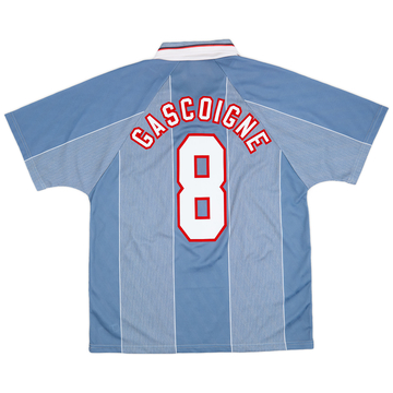 1996-97 England Away Shirt Gascoigne #8 - 9/10 - (L)