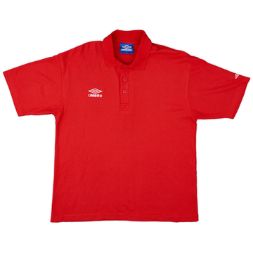 1990s Umbro Template Polo Shirt - 8/10 - (L)