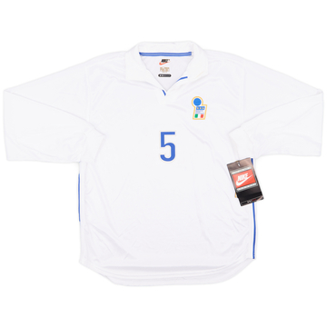 1997-98 Italy Match Issue Away L/S Shirt #5