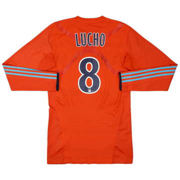 2011-12 Olympique Marseille Player Issue TechFit Third L/S Shirt Lucho #8 - 10/10 - (XL)