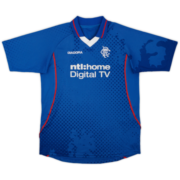 2002-03 Rangers Home Shirt - 8/10 - (XL.Boys)