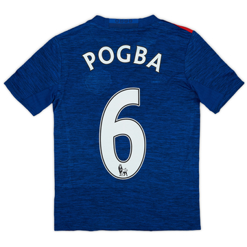 2016-17 Manchester United Away Shirt Pogba #6 - 8/10 - (S.Boys)