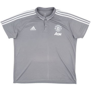 2017-18 Manchester United adidas Polo Shirt - 9/10 - (XXL)