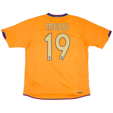 2006-08 Barcelona Away Shirt Messi #19 (XL)
