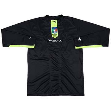 2009-10 Italy Diadora Referee L/S Shirt - 9/10 - (S)