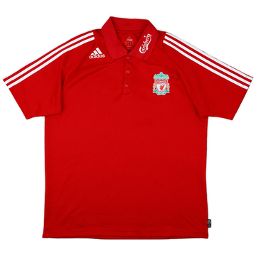 2008-09 Liverpool adidas Polo Shirt - 7/10 - (XL)