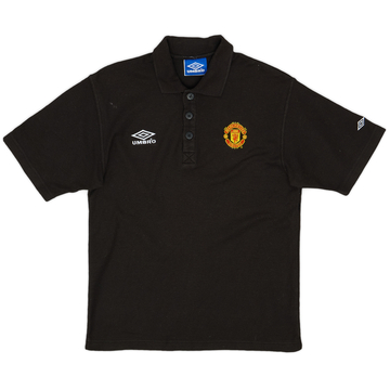 1998-99 Manchester United Umbro Polo Shirt - 9/10 - (S)