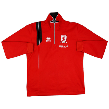2007-09 Middlesbrough Errea 1/4 Zip Sweat Top - 6/10 - (XL)