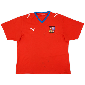 2008-09 Czech Republic Basic Home Shirt - 4/10 - (XXL)
