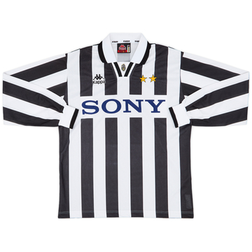 1995-97 Juventus Home L/S Shirt - 8/10 - (M)