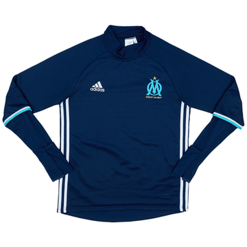 2016-17 Olympique Marseille adidas Sweat Top - 8/10 - (S)