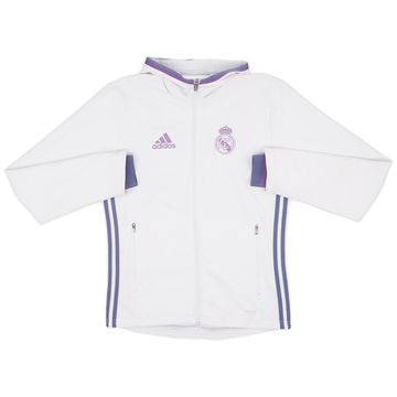 2016-17 Real Madrid adidas Hooded Track Jacket - 6/10 - (M)