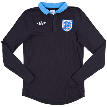 2011-12 England Away L/S Shirt - 9/10 - (XS)