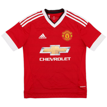 2015-16 Manchester United Home Shirt - 6/10 - (L.Boys)