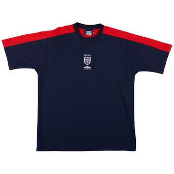 2002-03 England Umbro Training Shirt - 9/10 - (XL)