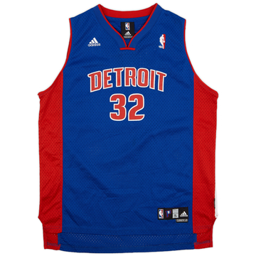 2006-10 Detroit Pistons Hamilton #32 adidas Swingman Away Jersey - 8/10 - (XL.Boys)