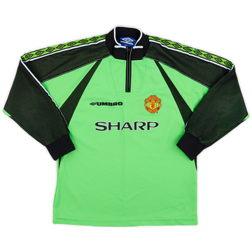 1998-99 Manchester United GK Shirt - 7/10 - (L.Boys)