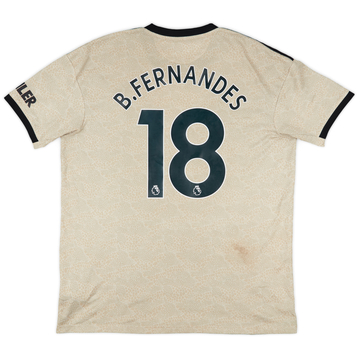2019-20 Manchester United Away Shirt B.Fernandes #18 - 6/10 - (XL)