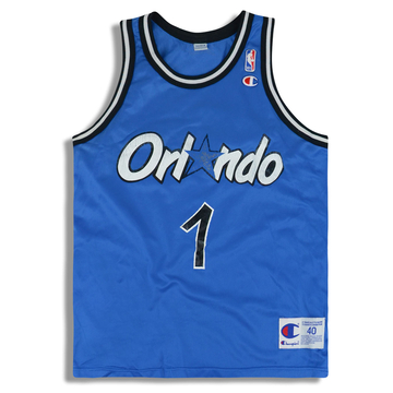 1995-98 Orlando Magic Hardaway #1 Champion Jersey (Away) M