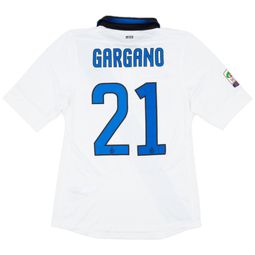 2012-13 Inter Milan Match Worn Third Shirt Gargano #21