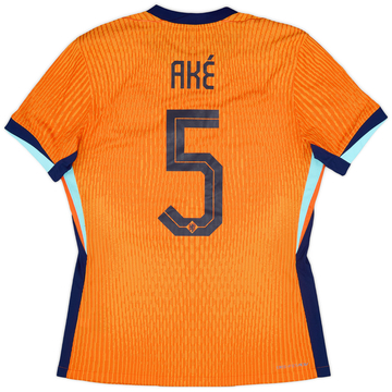 2024 Netherlands Match Issue Home Shirt Ake #5