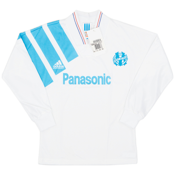 1991-92 Olympique Marseille Home L/S Shirt (XS)