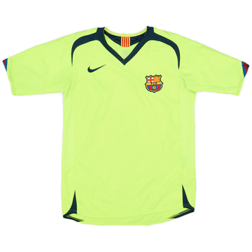 2005-06 Barcelona Away Shirt - 5/10 - (L.Boys)