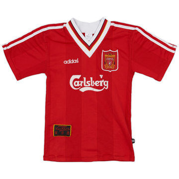 1995-96 Liverpool Home Shirt - 7/10 - (M.Boys)