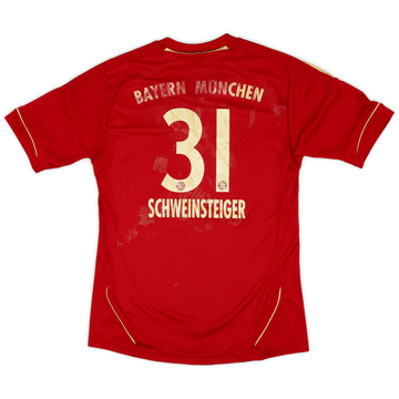 2012-13 Bayern Munich Home Shirt Schweinsteiger #31 - 5/10 - (Women's S)