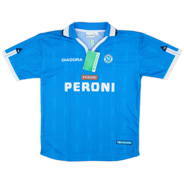 2001-02 Napoli Home Shirt (XL.Boys)