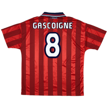 1997-99 England Away Shirt Gascoigne #8 (XL)