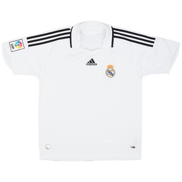 2008-09 Real Madrid Home Shirt - 8/10 - (XL.Boys)