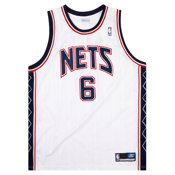 2002-04 Authentic New Jersey Nets Martin #6 Reebok Jersey (Home) XXL