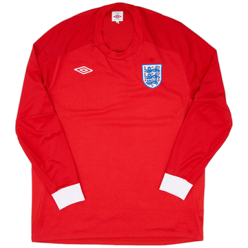 2010-11 England Away L/S Shirt - 9/10 - (XXL)