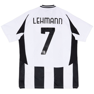 2024-25 Juventus Women's Home Shirt Lehmann #7 (Unisex fit)