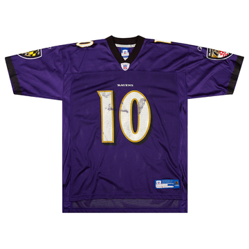 2007 Baltimore Ravens Smith #10 Reebok On Field Jersey (Home) XL