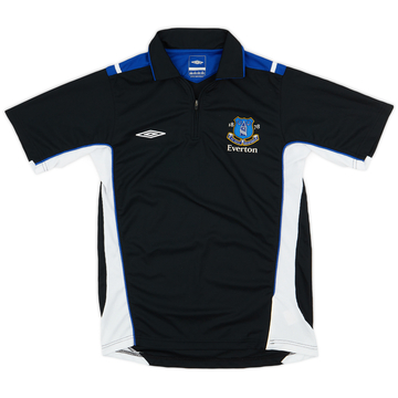 2005-06 Everton Umbro 1/4 Zip Training Polo - 8/10 - (S)