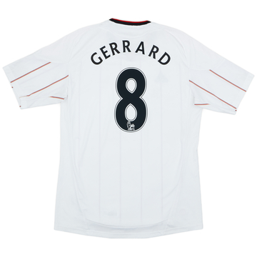 2010-11 Liverpool Away Shirt Gerrard #8 - 6/10 - (M)