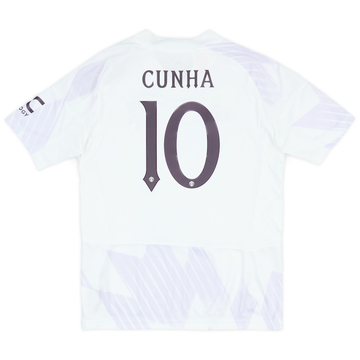2025-26 Manchester United Away Shirt Cunha #10 (KIDS)