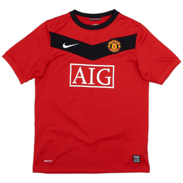 2009-10 Manchester United Home Shirt - 7/10 - (L.Boys)