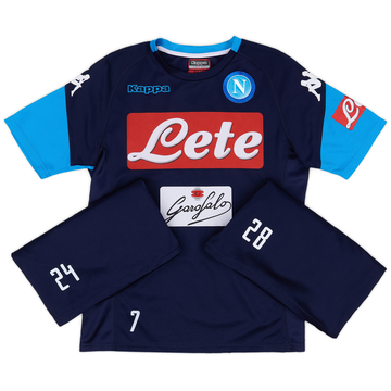 2017-18 Napoli Player Issue Training Tee # - 5/10