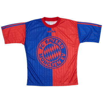 1995-96 Bayern Múnich adidas Camiseta de entrenamiento - 9/10 - (S)