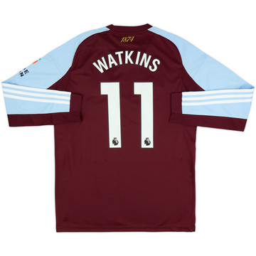 2025-26 Aston Villa Home L/S Shirt Watkins #11