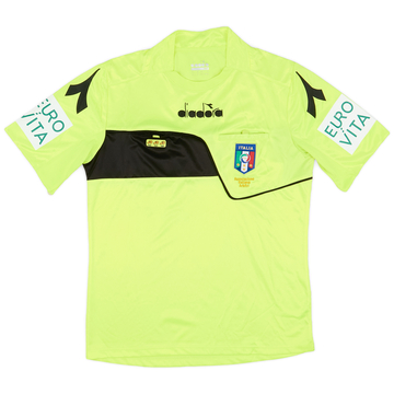 2017-18 Italy Diadora Referee Shirt - 9/10 - (S)