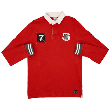 2013-14 Manchester United Nike Polo L/S Shirt #7 - 7/10 - (M)