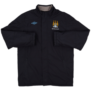 2009-10 Manchester City Umbro Padded Bench Coat - 8/10 - (L)